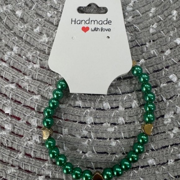 Set of 7 Multicolored Plastic Beaded Bracelets - Picture 7 of 9